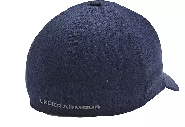 Under Armour Men's UA Hat Strap Back Stretch Cap Denim Blue 