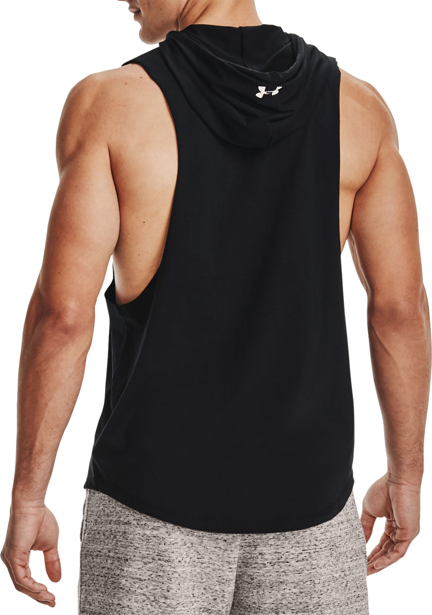 under armour project rock sleeveless hoodie
