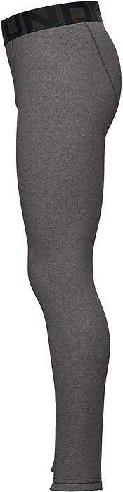 Under Armour Cold Gear Leggings Youth Large 1343271-010 Jet Gray