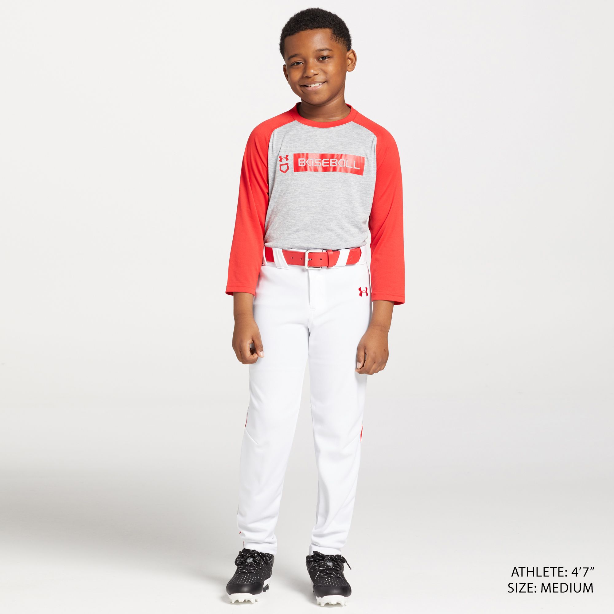 Under Armour Boys' Gameday Vanish Piped Baseball Pants product image