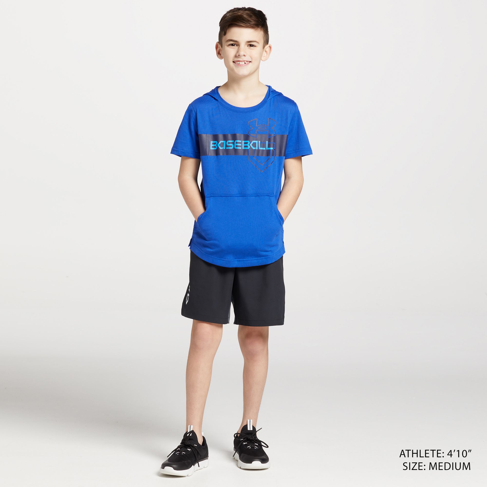Under Armour Boys' Short Sleeve Hooded Baseball T-Shirt product image