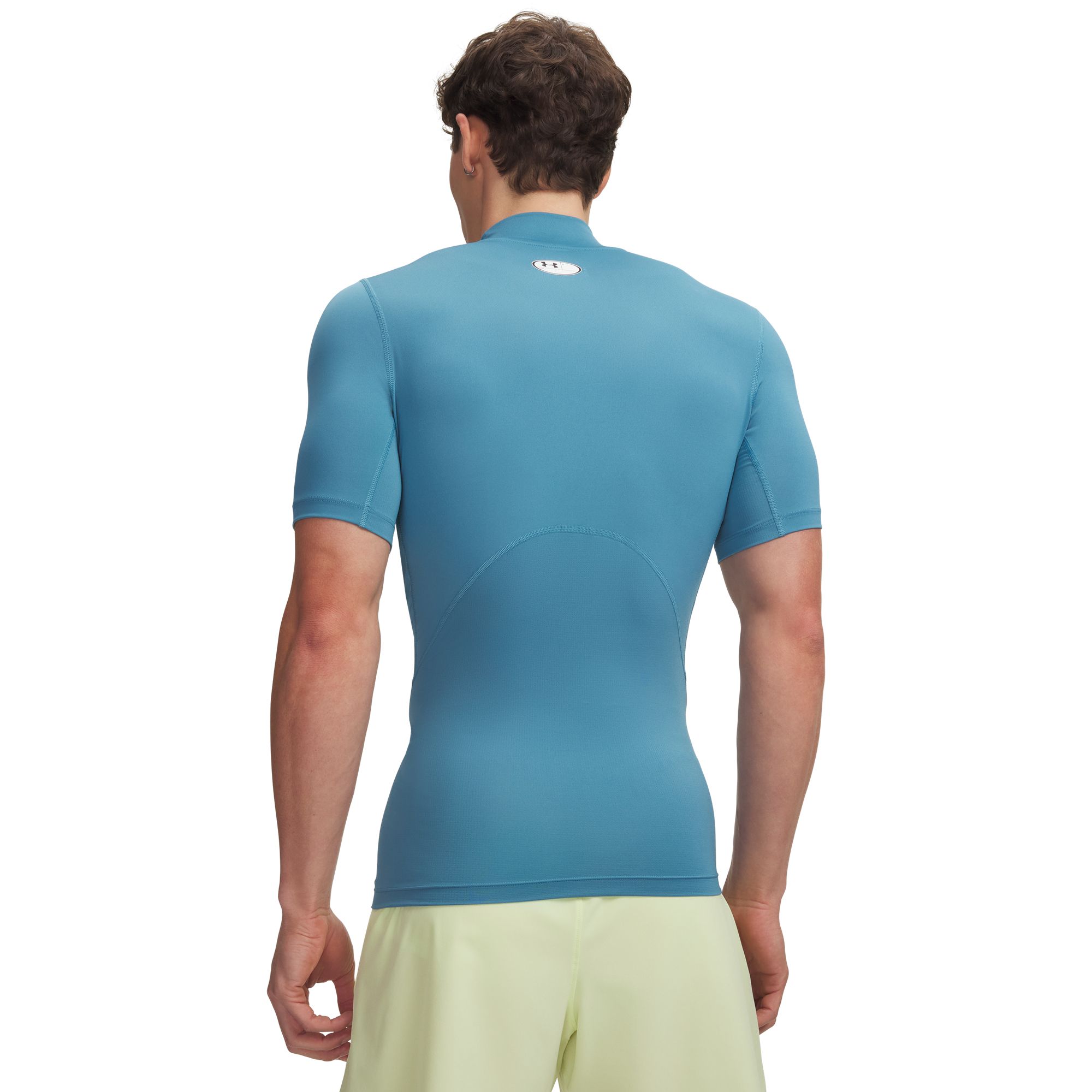 Under Armour Men's HeatGear Mock Neck Short Sleeve Compression Shirt product image