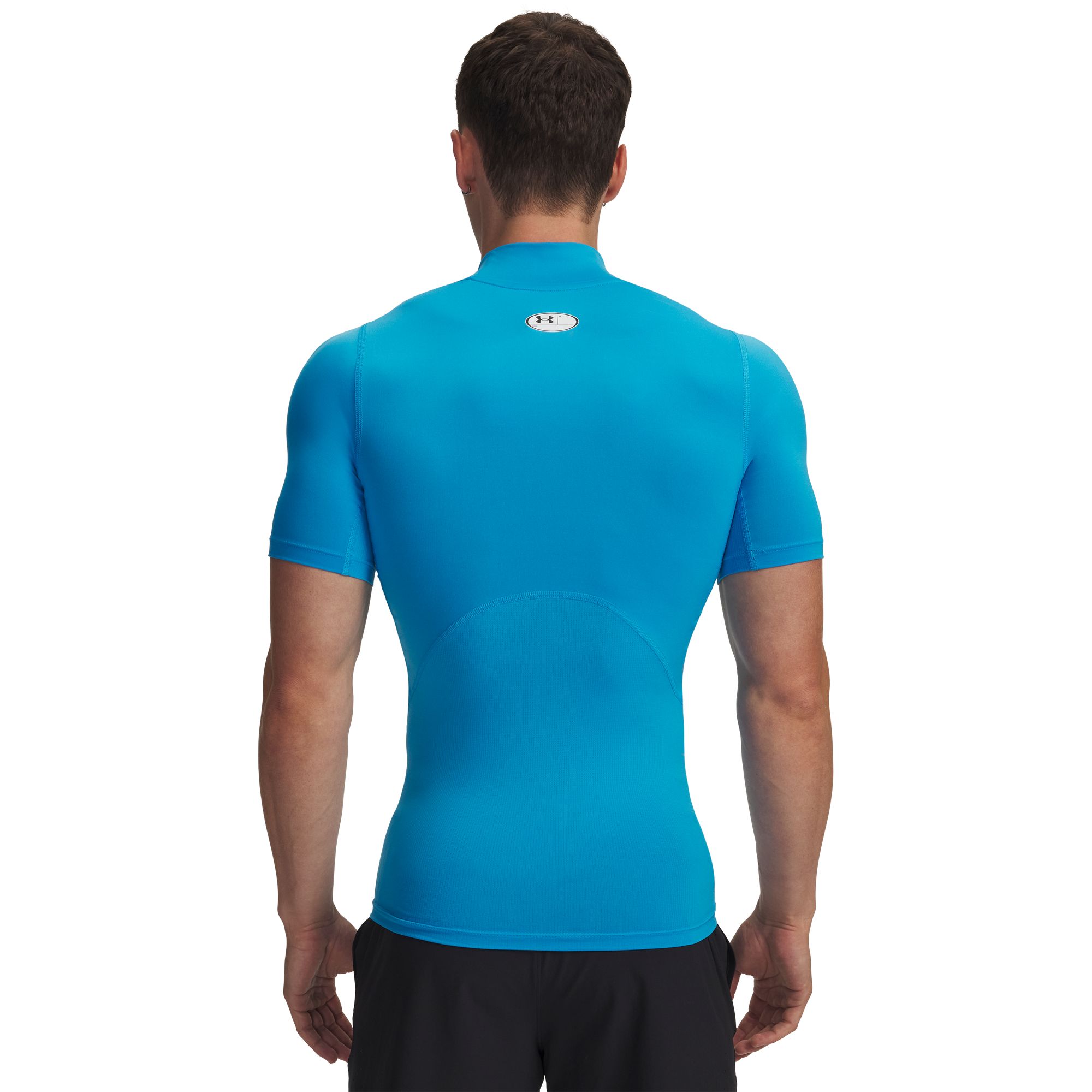 Under Armour Men's HeatGear Mock Neck Short Sleeve Compression Shirt product image