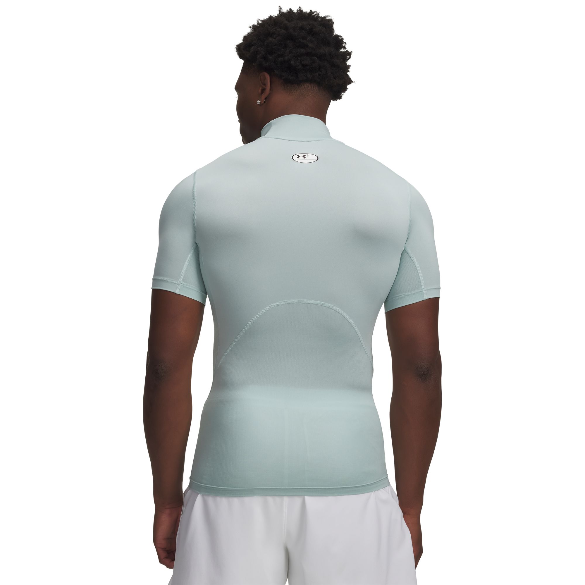 Under Armour Men's HeatGear Mock Neck Short Sleeve Compression Shirt product image