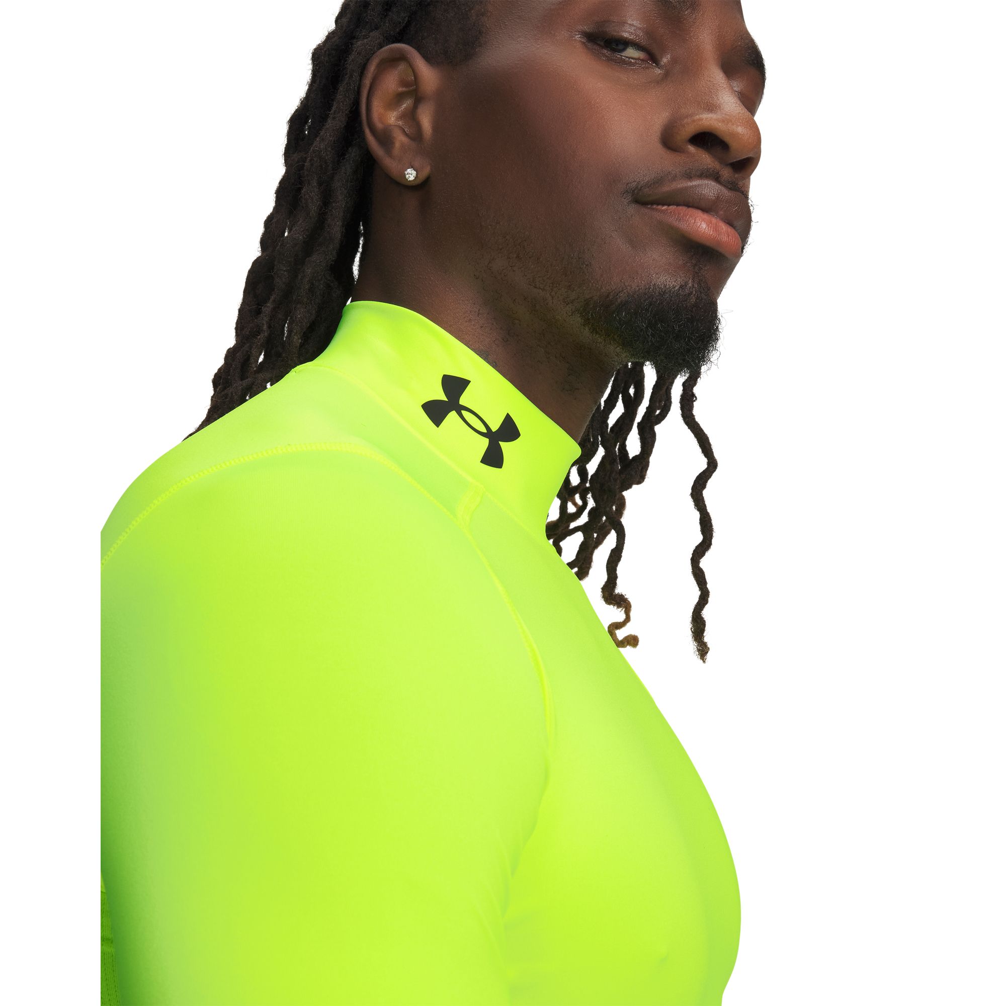 Under Armour Men's HeatGear Mock Neck Short Sleeve Compression Shirt product image