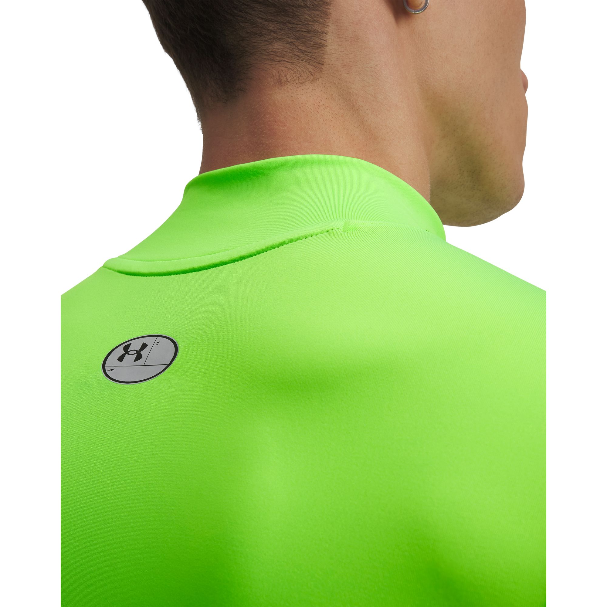 Under Armour Men's HeatGear Mock Neck Short Sleeve Compression Shirt product image