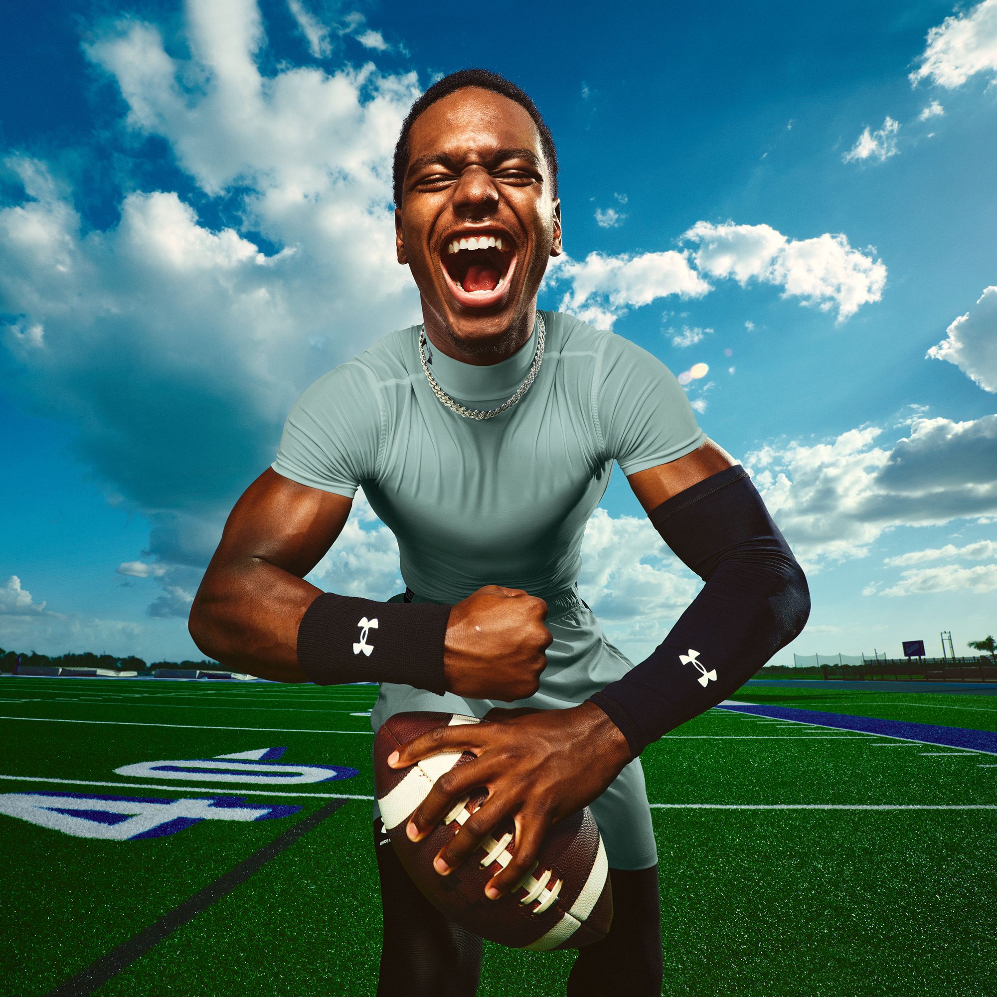 Under Armour Men's HeatGear Mock Neck Short Sleeve Compression Shirt product image