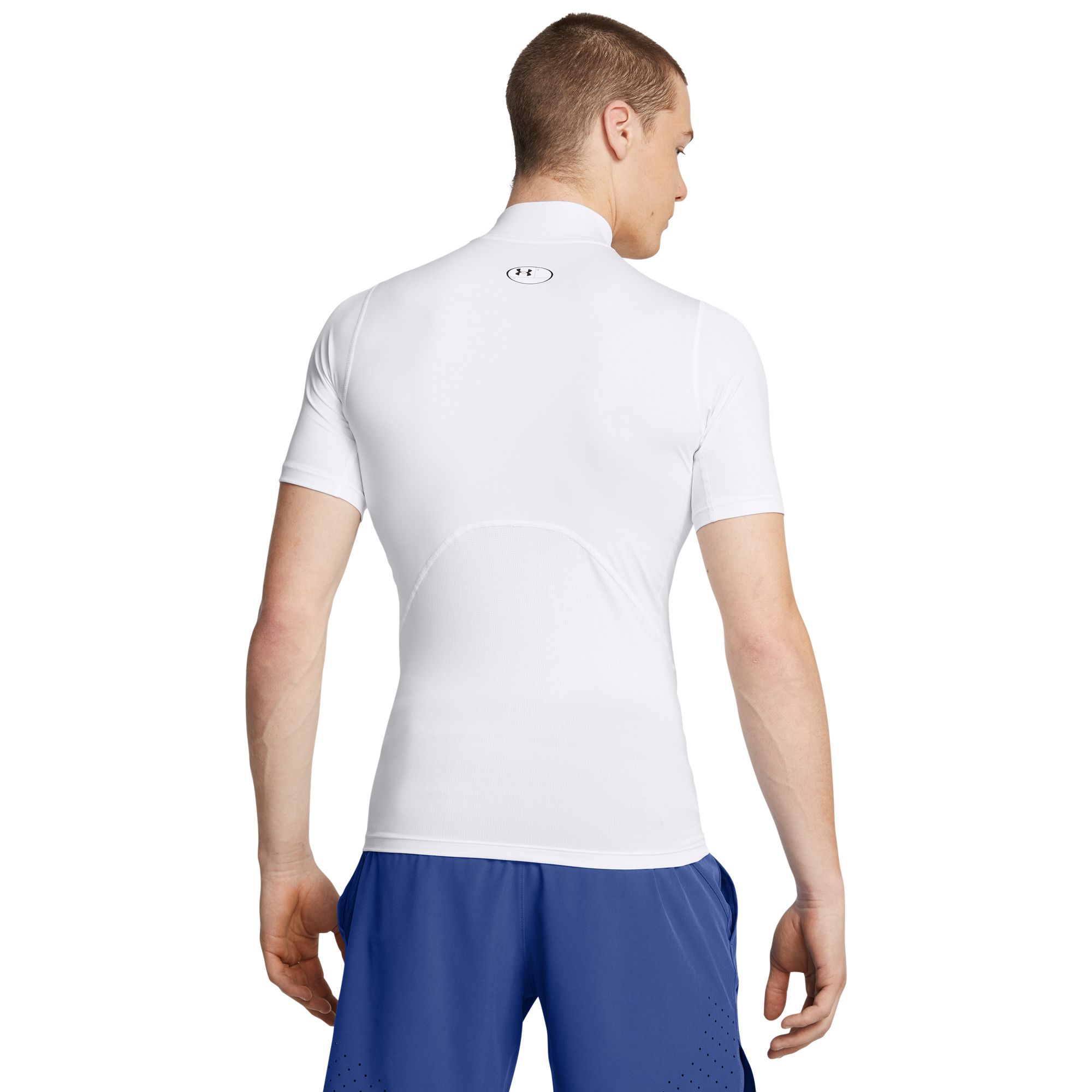 Under Armour Men's HeatGear Mock Neck Short Sleeve Compression Shirt product image