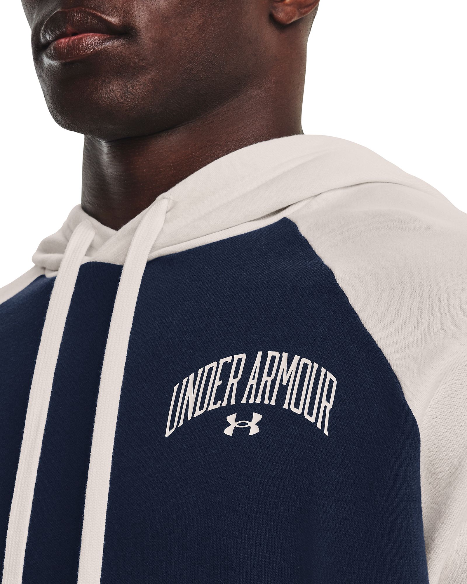 Under Armour Men's Rival Fleece Wordmark Colorblock Hoodie | Dick's  Sporting Goods