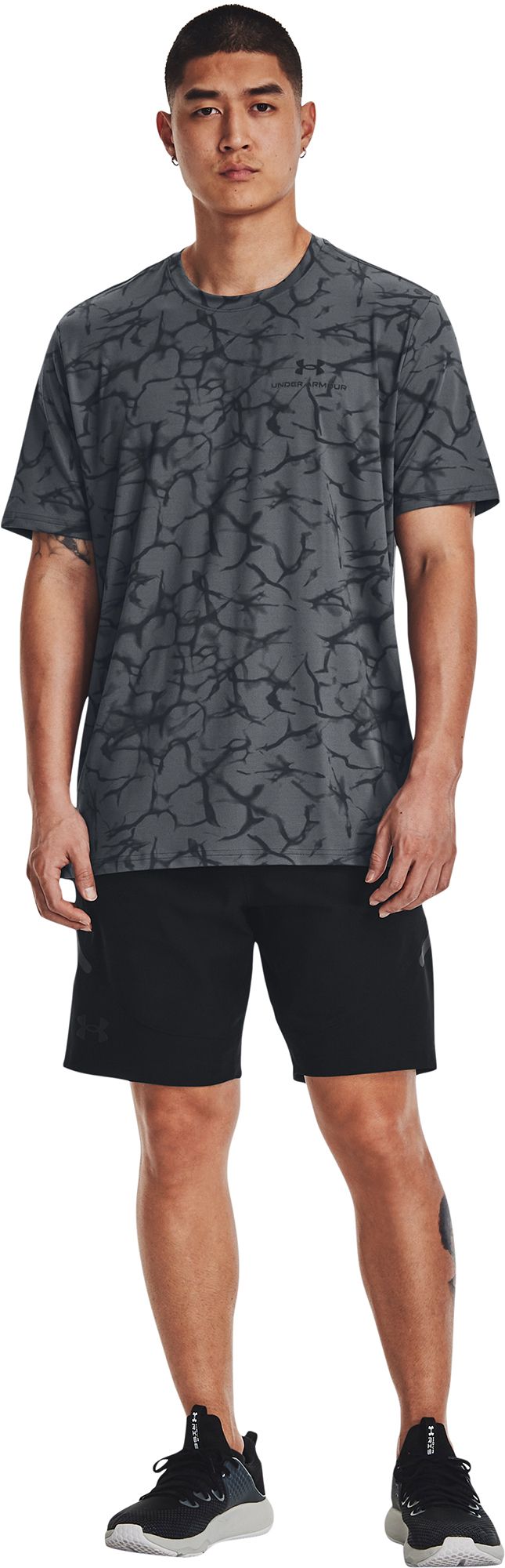 Under Armour Men's UA RUSH Energy Print Short Sleeve T-Shirt