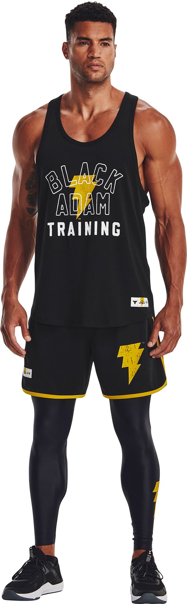 Under Armour Men's Project Rock Black Adam Tank Top | Dick's Sporting Goods