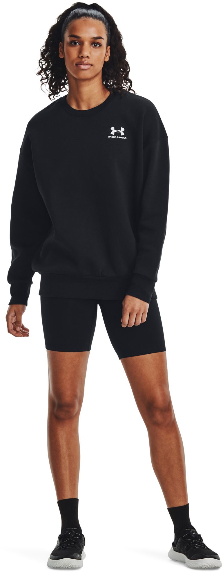 Under Armour Women's Icon Fleece Oversized Crew