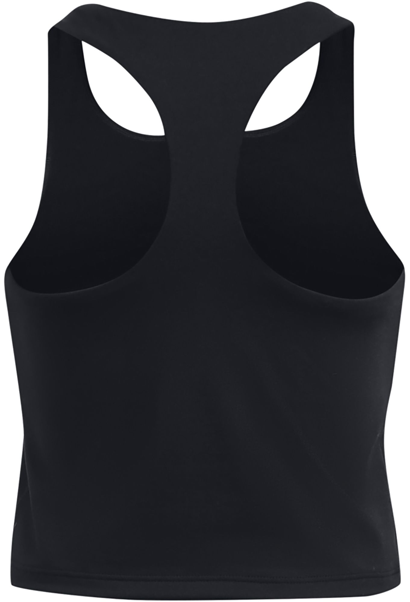 Soma Nonstop Crop Top with Built-In Shelf Bra, Black, Size M