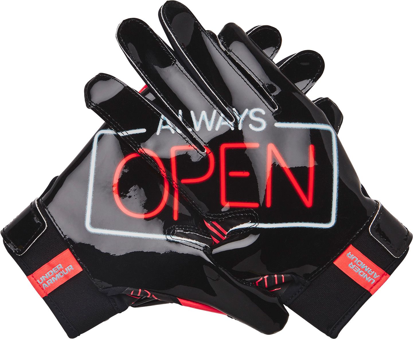 Under Armour Youth F9 Nitro 'Always Open' Novelty Football Gloves product image