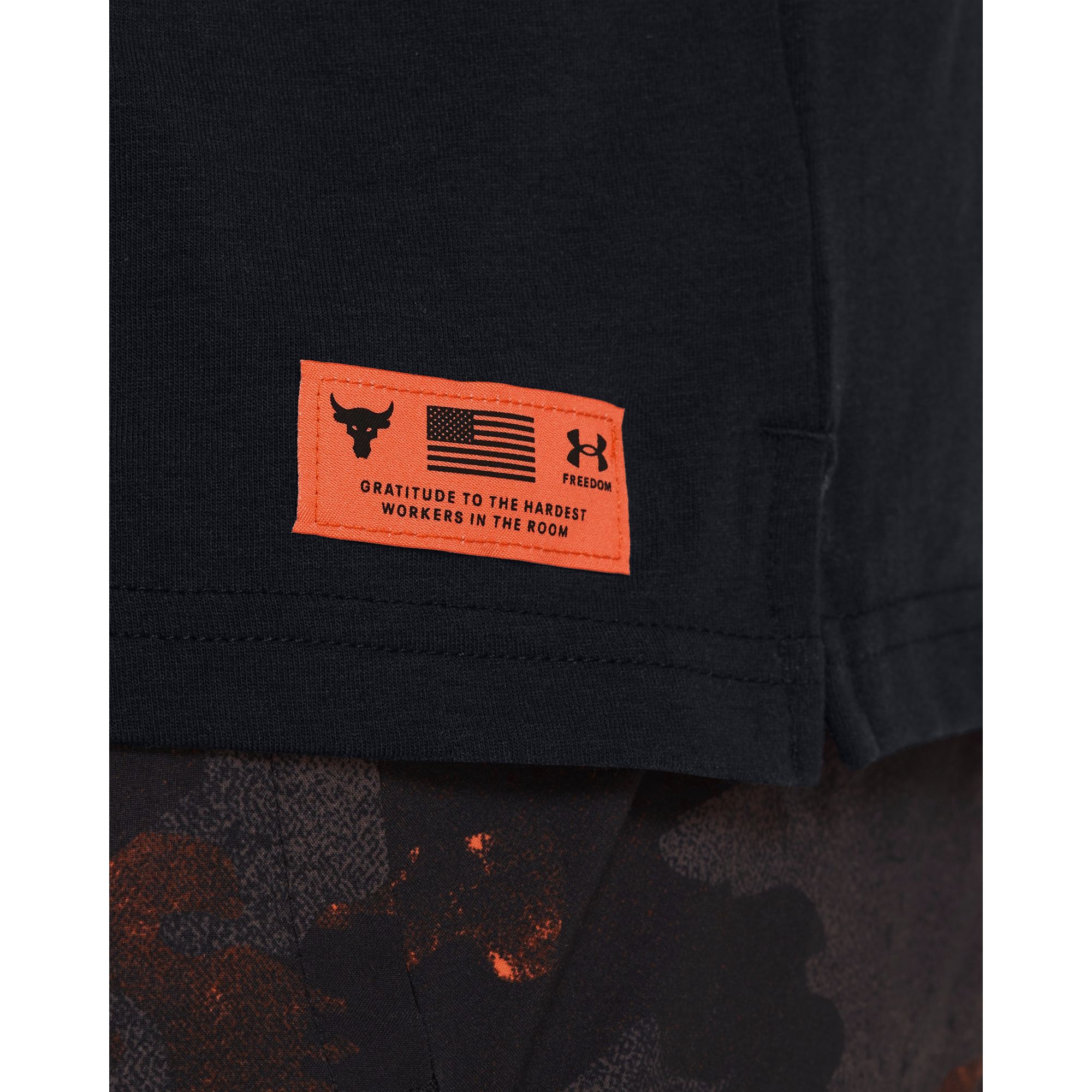 Under Armour Men's Project Rock Veterans Day Brahma Bull Graphic T-Shirt product image