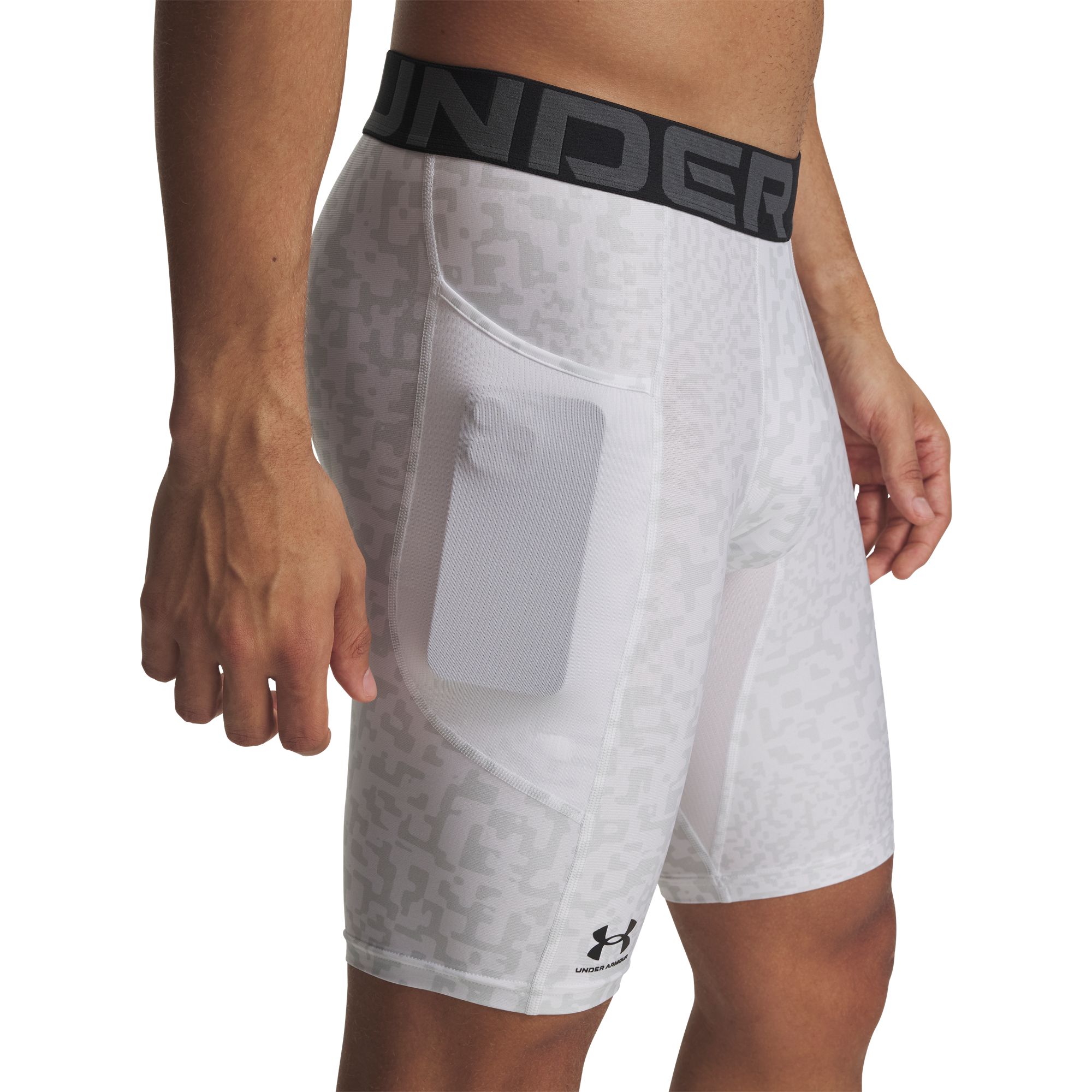 Under Armour Men's HeatGear Printed Long Compression Shorts product image