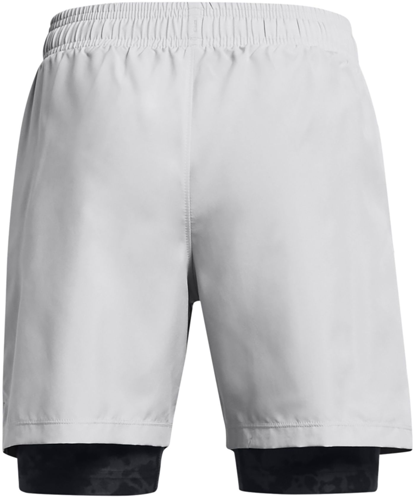 Boys Under Armour Woven 2 in 1 Shorts Grey