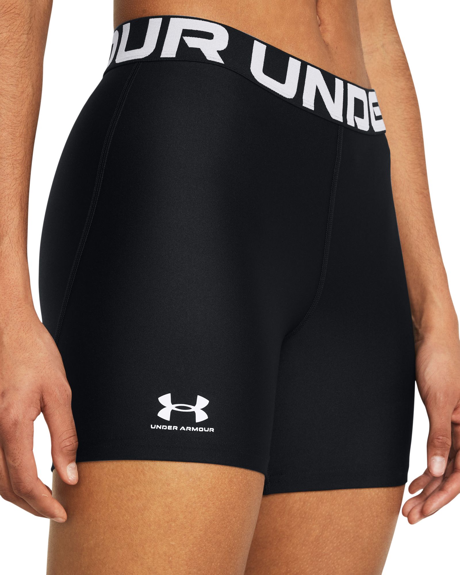 Under Armour Womens HeatGear Armour Mid Rise Shorty Short : :  Clothing, Shoes & Accessories