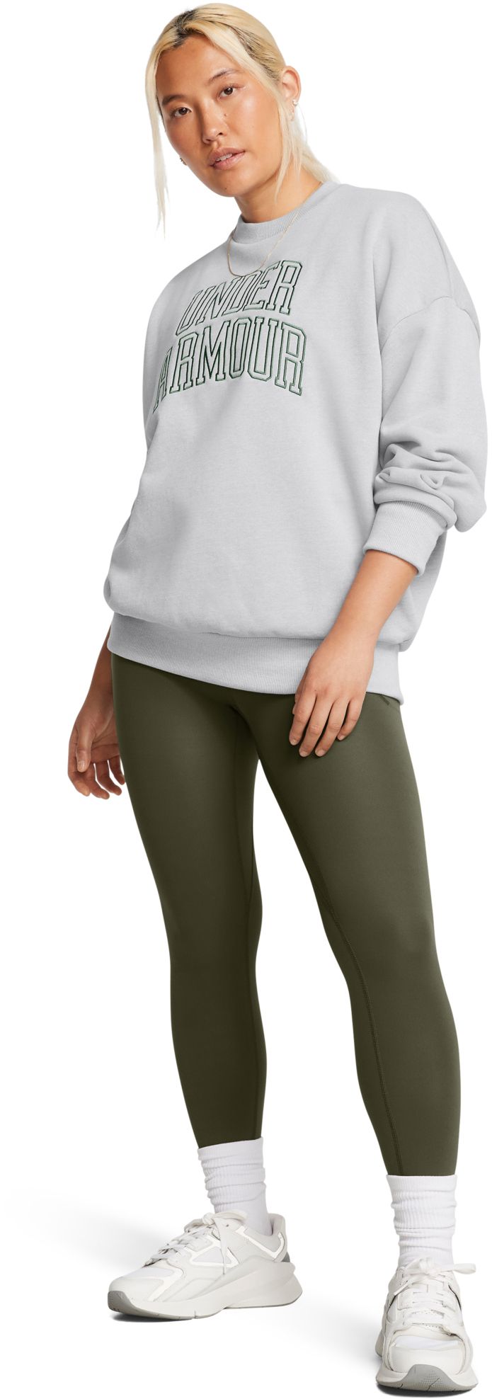Under Armour Women's Icon Heavyweight Terry Oversized Crewneck Sweatshirt product image