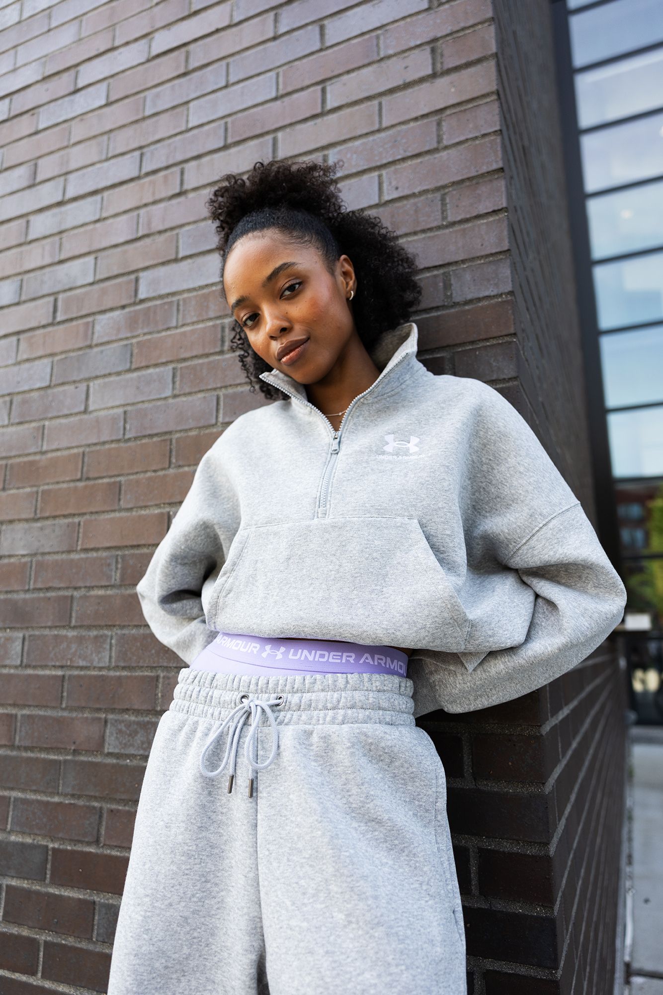 Under Armour Women's Icon Fleece Wide Leg Pants product image