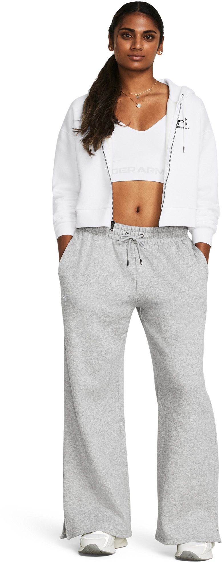 Under Armour Women's Icon Fleece Wide Leg Pants product image