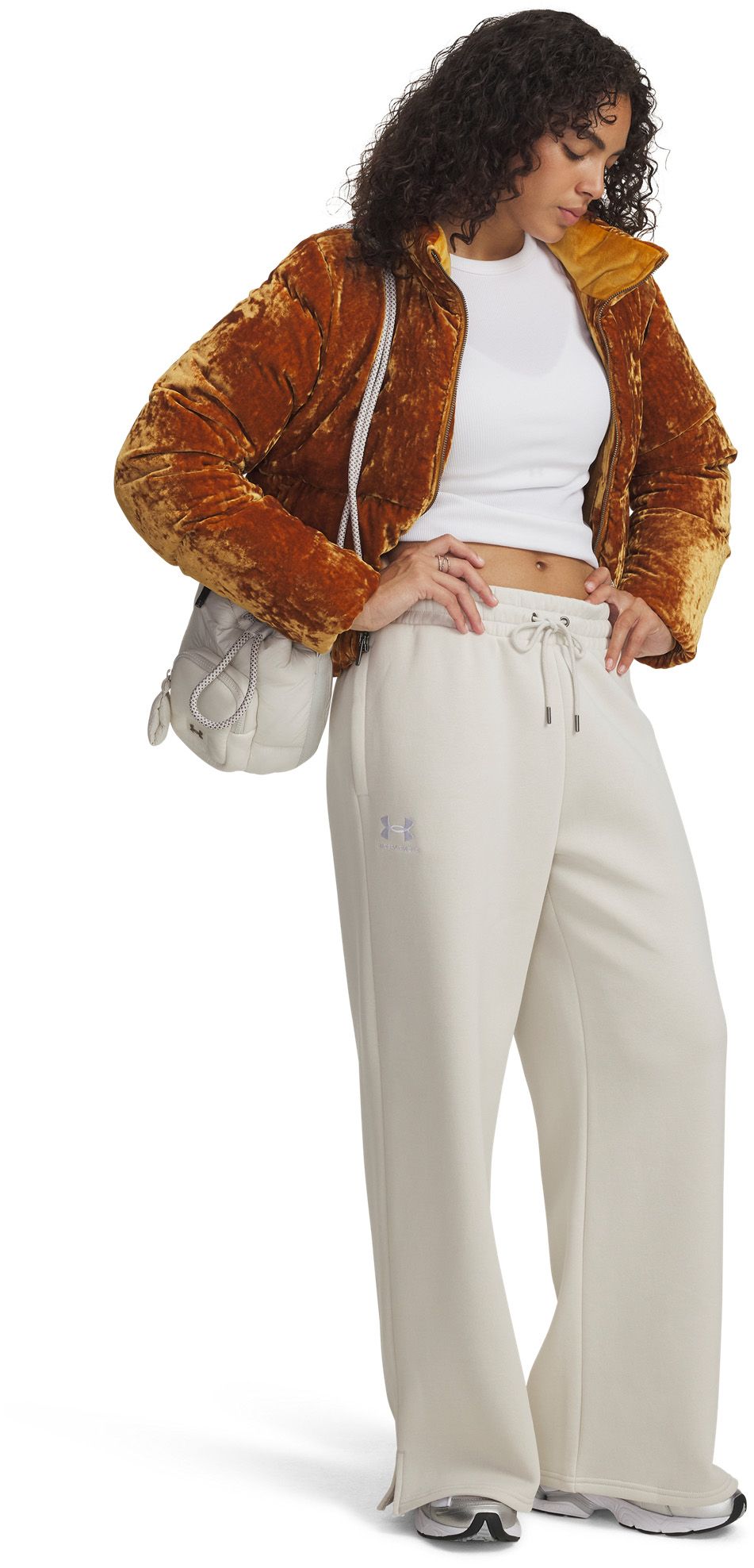 Under Armour Women's Icon Fleece Wide Leg Pants product image