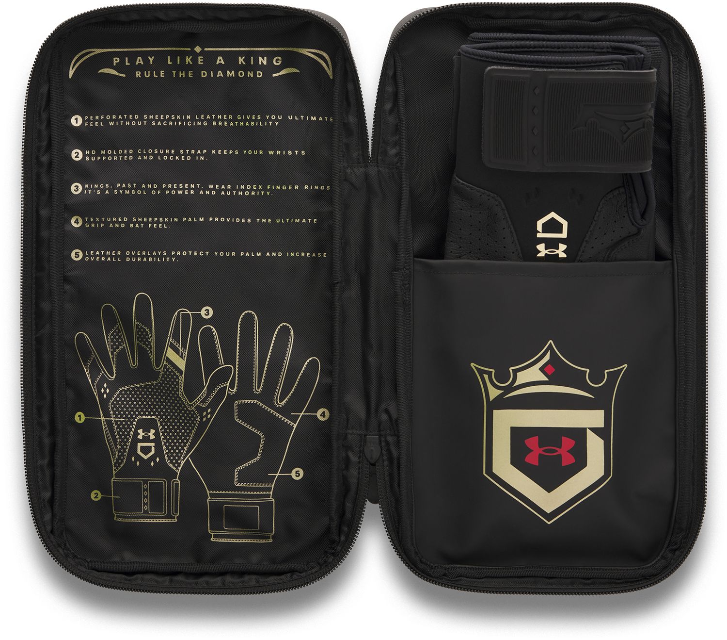 Under Armour Adult Yard Pro King of Diamonds Batting Gloves product image