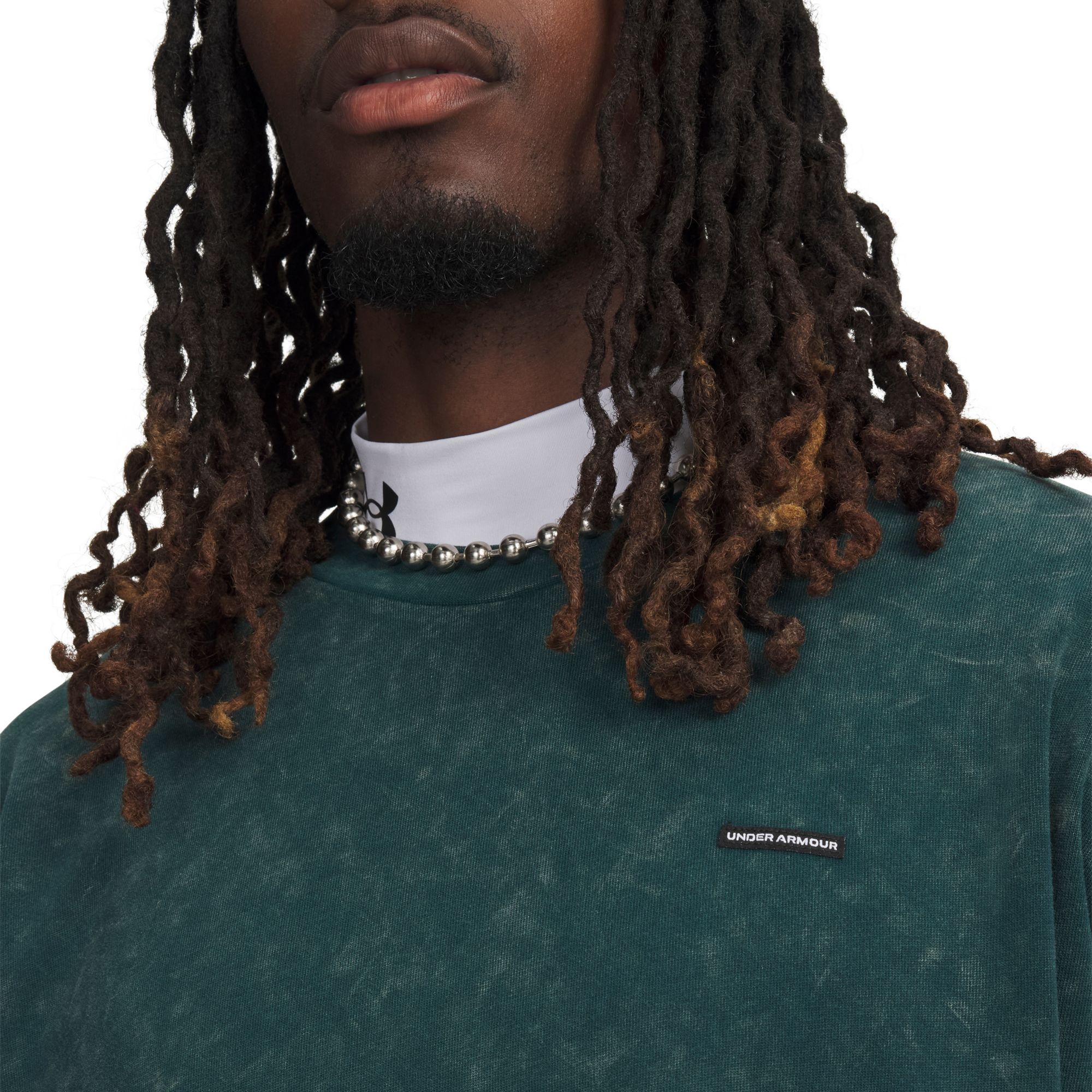 Under Armour Men's Heavyweight Oversized Logo Wash T-Shirt product image