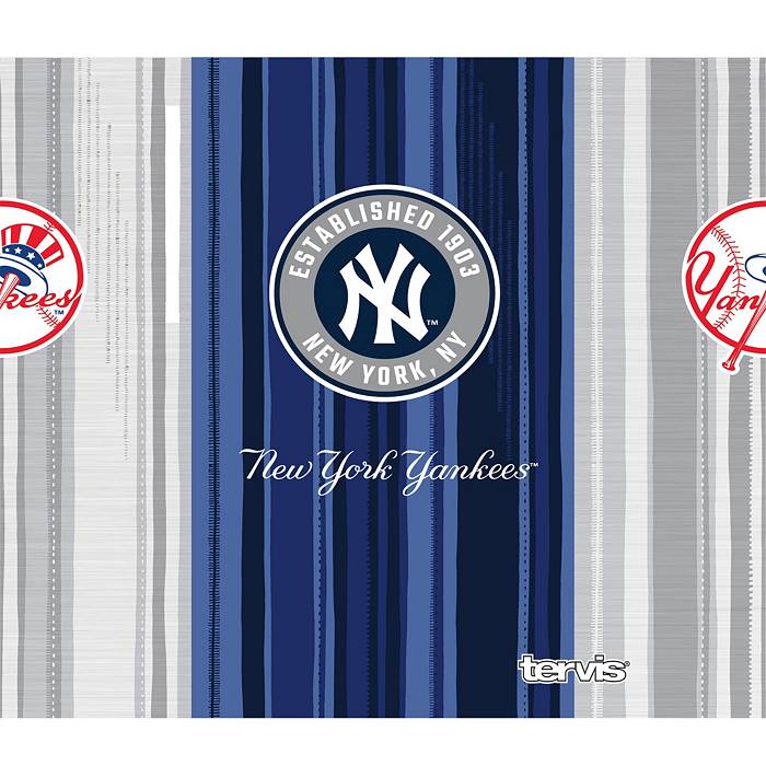 MLB New York Yankees NY Tumbler, Baseball Logo, 16 oz, Clear (No Lid) BPA  Free