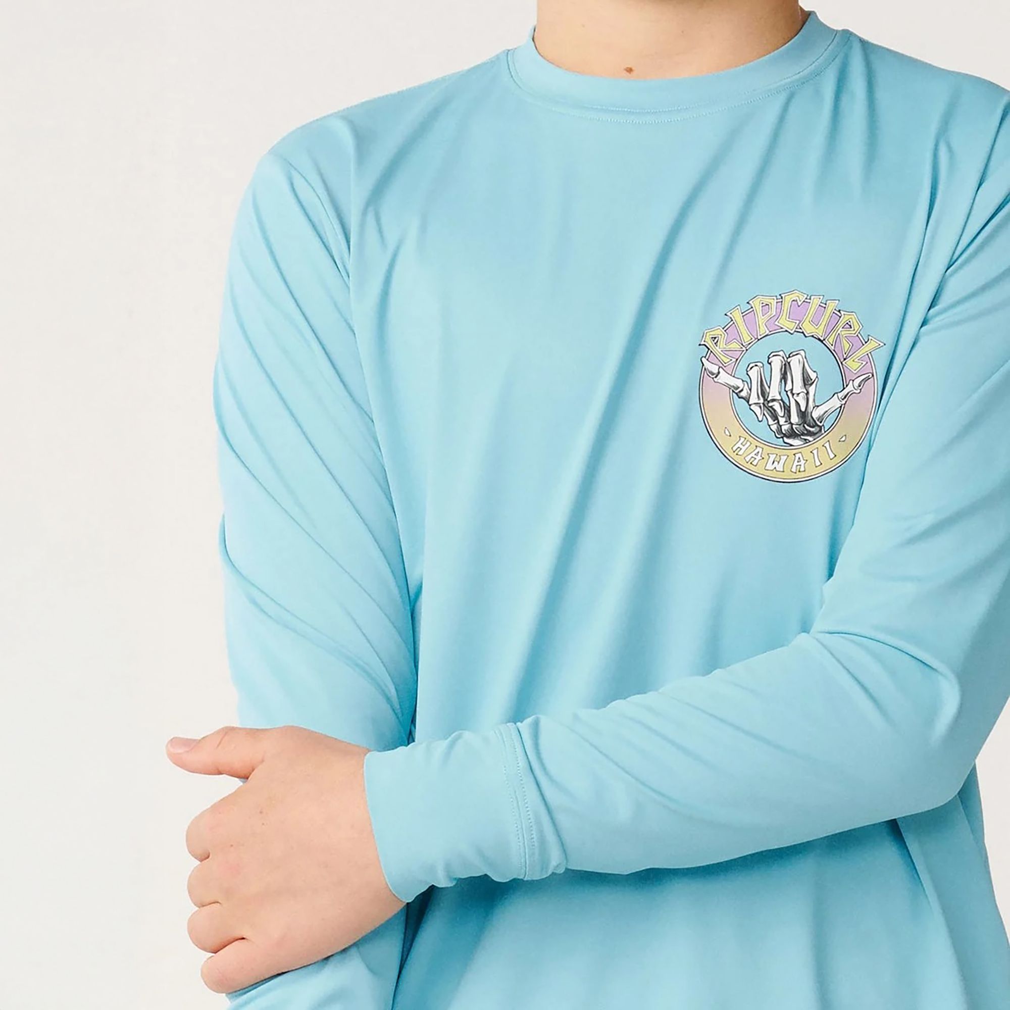 Rip Curl Boys' Desto Shred Shaka UPF Long-Sleeve Graphic Shirt product image