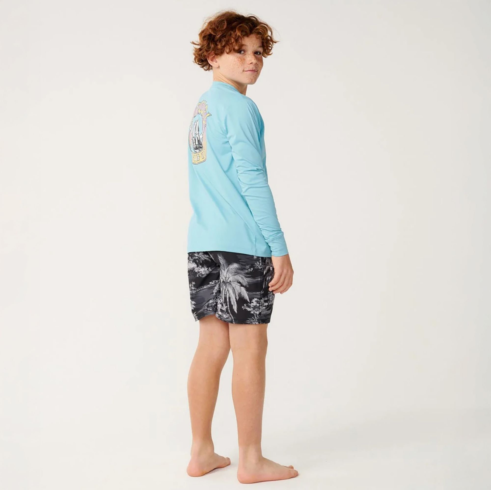 Rip Curl Boys' Desto Shred Shaka UPF Long-Sleeve Graphic Shirt product image