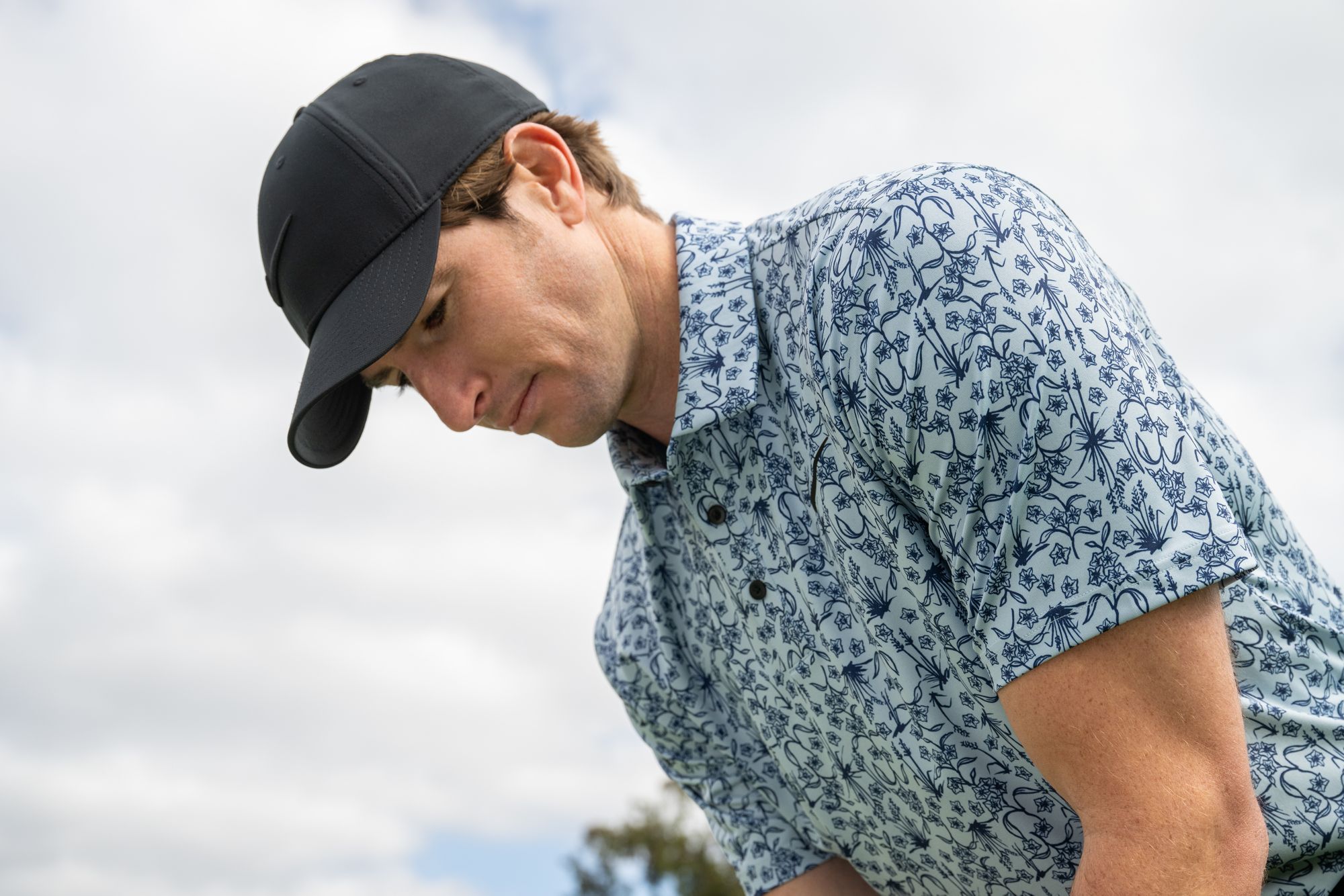 Nike Men's Dri-FIT Tour POA Print Golf Polo product image