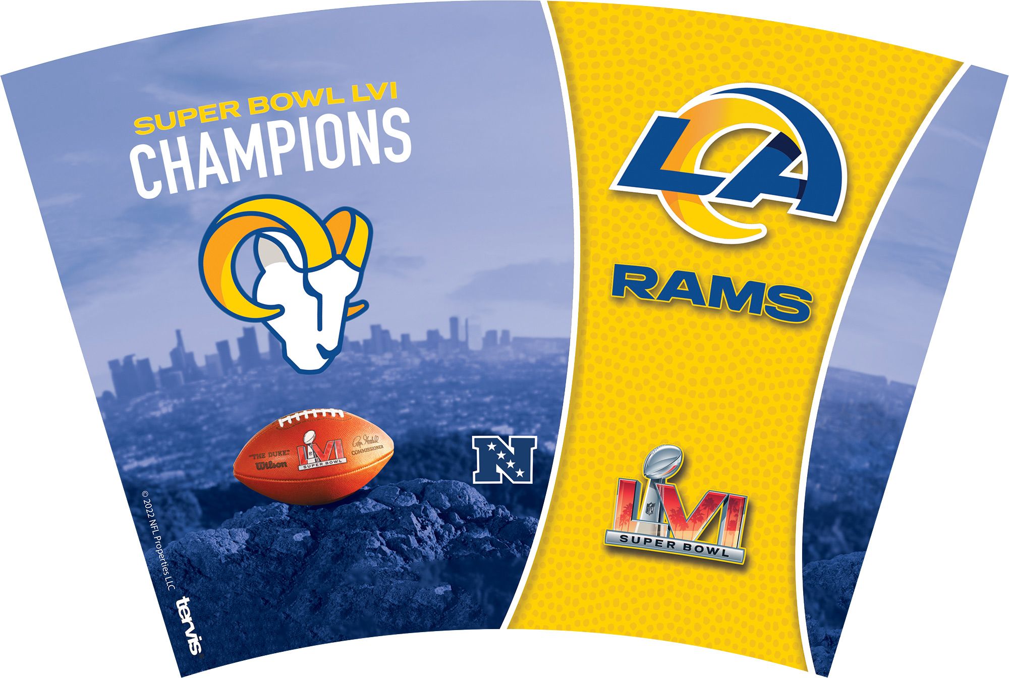 Tervis 2021 Super Bowl LVI Champions Los Angeles Rams 24oz. Tumbler product image