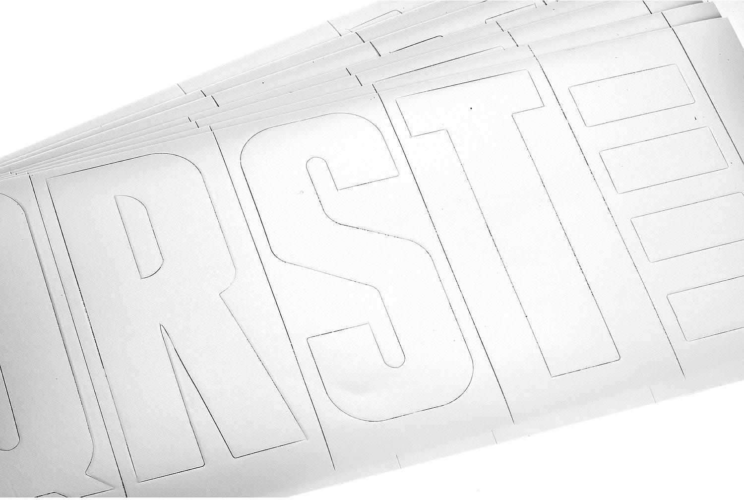 Attwood Boat Registration White Letter & Number Kit product image