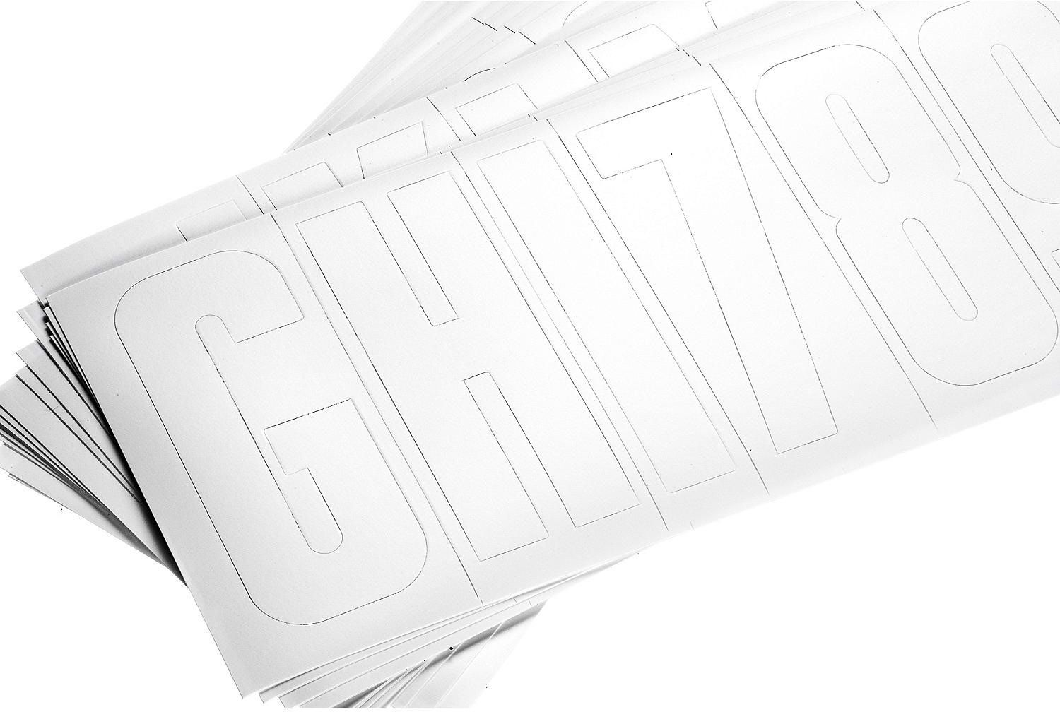 Attwood Boat Registration White Letter & Number Kit product image