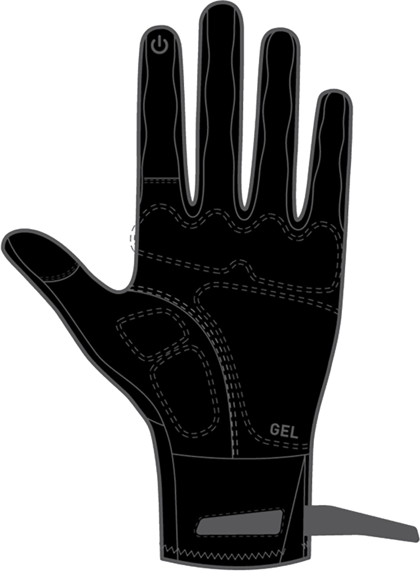 PEARL iZUMi Men's Cyclone Gel Bike Gloves