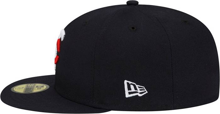 New Era Atlanta Braves Navy 2023 Postseason Side Patch 59FIFTY Fitted Hat