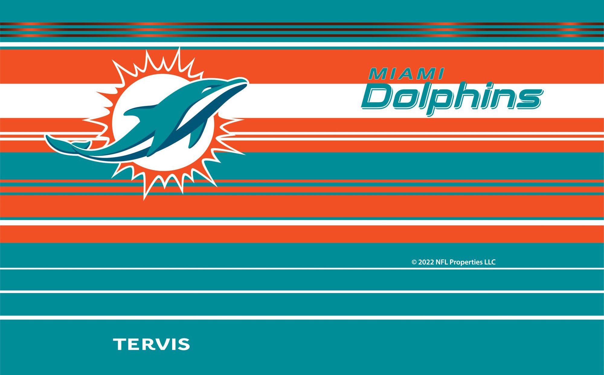 Tervis Miami Dolphins 30 oz. Hype Stripe Tumbler product image