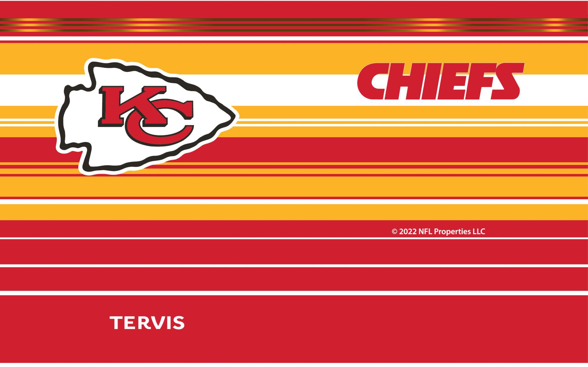Tervis Kansas City Chiefs 20 oz. Hype Stripe Tumbler product image