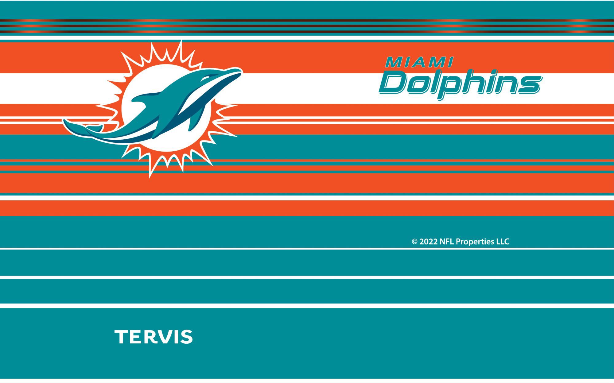 Tervis Miami Dolphins 20 oz. Hype Stripe Tumbler product image