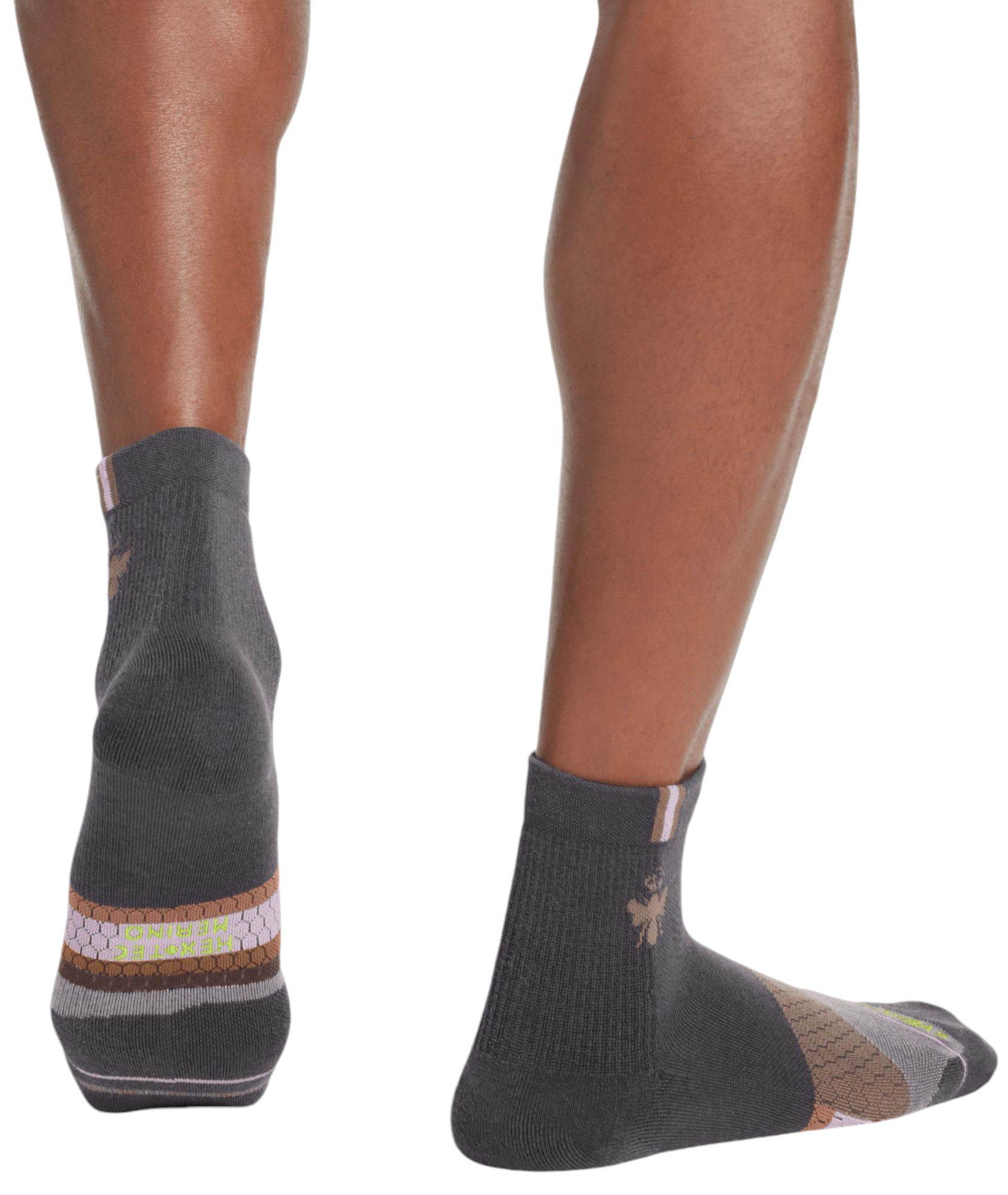 Bombas Multi Arch Stripe Merino Blend Quarter Socks product image