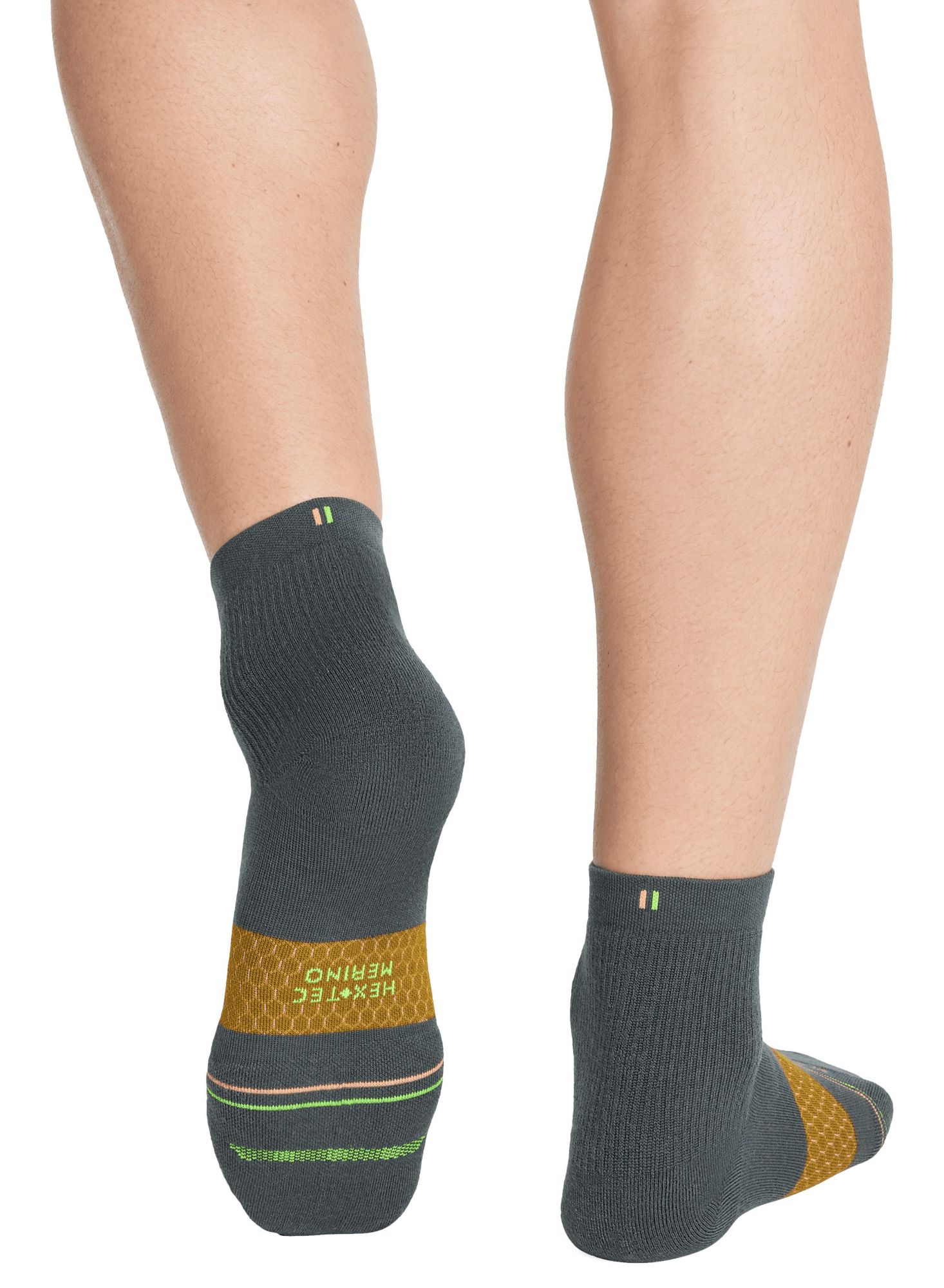 Bombas Solid Double Stripe Merino Performance Quarter Socks product image