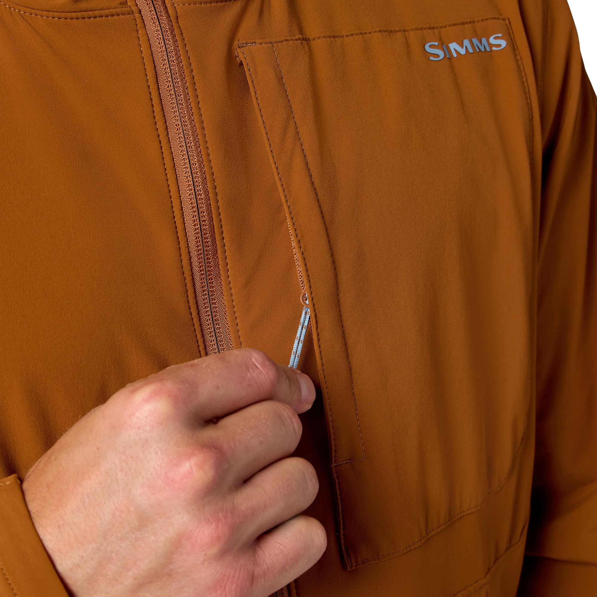 Simms Men's Rogue Flex 1/2 Zip Jacket product image