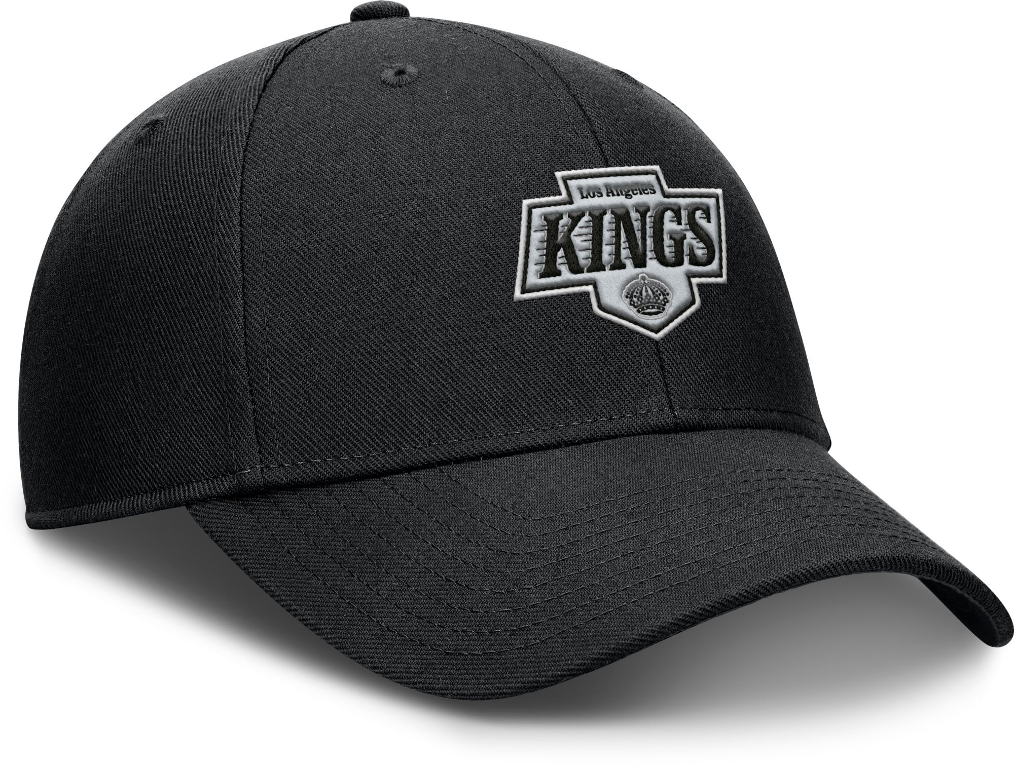 NHL Adult Los Angeles Kings Core Black Adjustable Hat product image