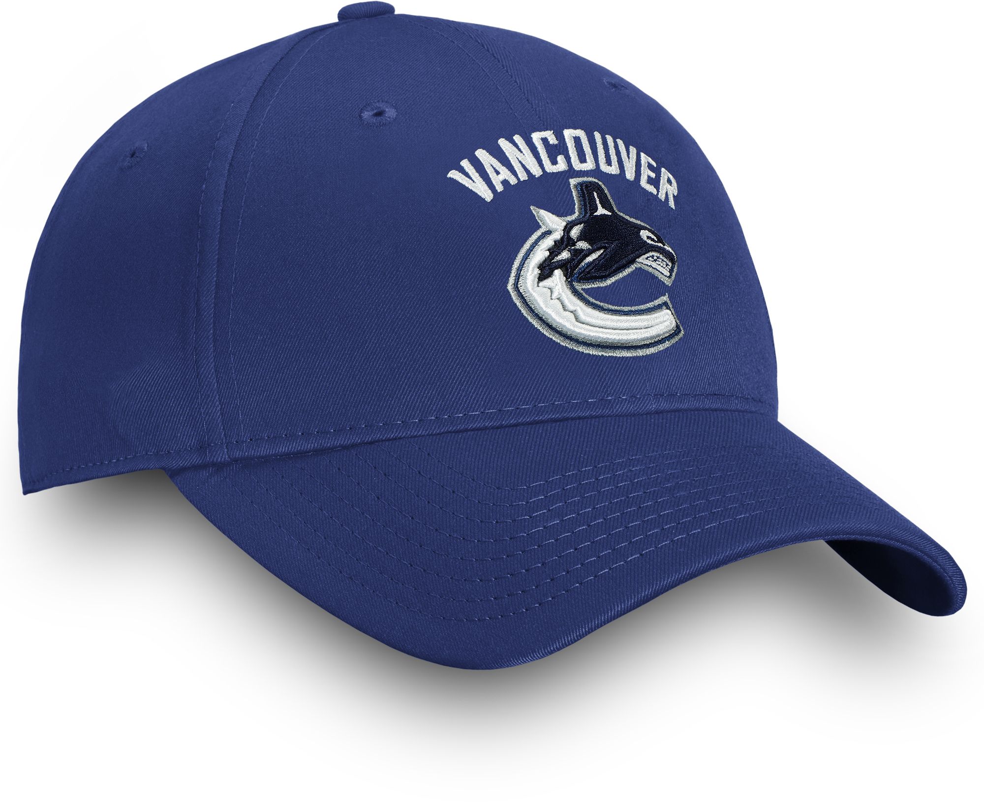NHL Adult Vancouver Canucks Core Royal Structured Adjustable Hat product image