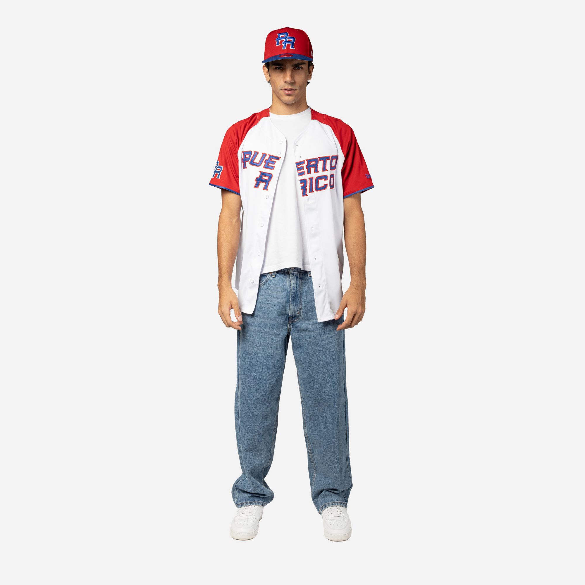 New Era Adult Puerto Rico White Replica Jersey product image