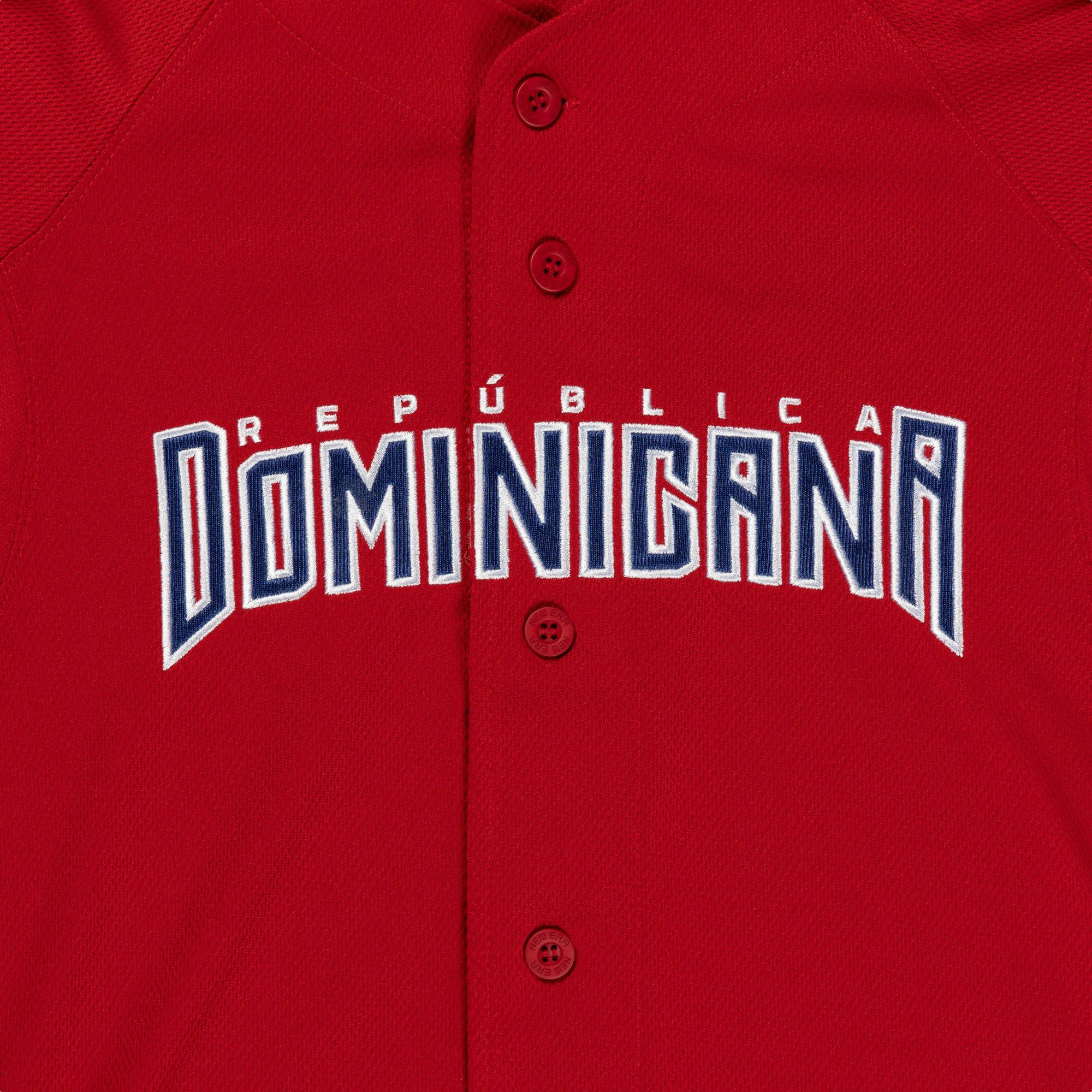 New Era Adult Domincan Republic Red Replica Jersey product image