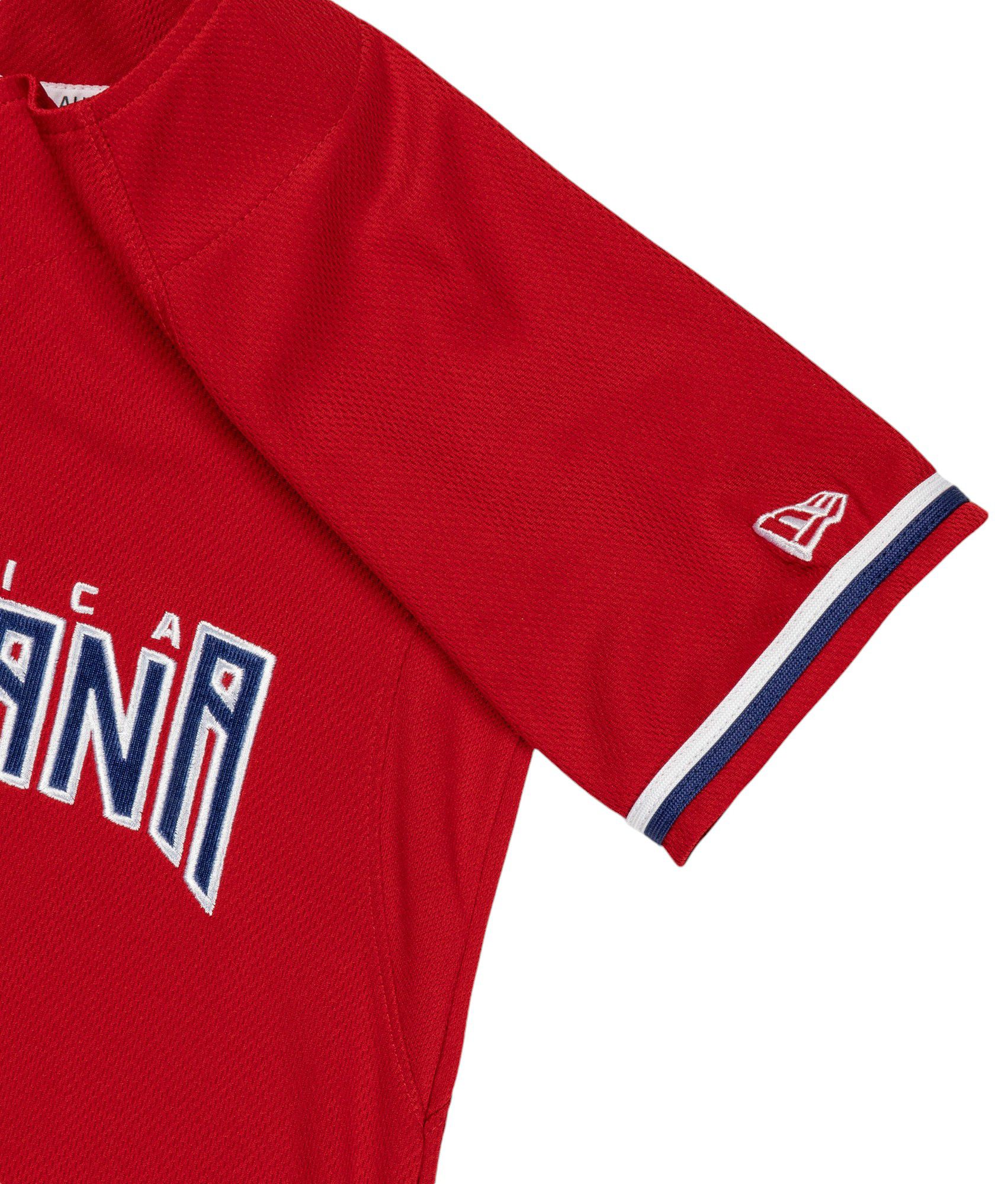 New Era Adult Domincan Republic Red Replica Jersey product image