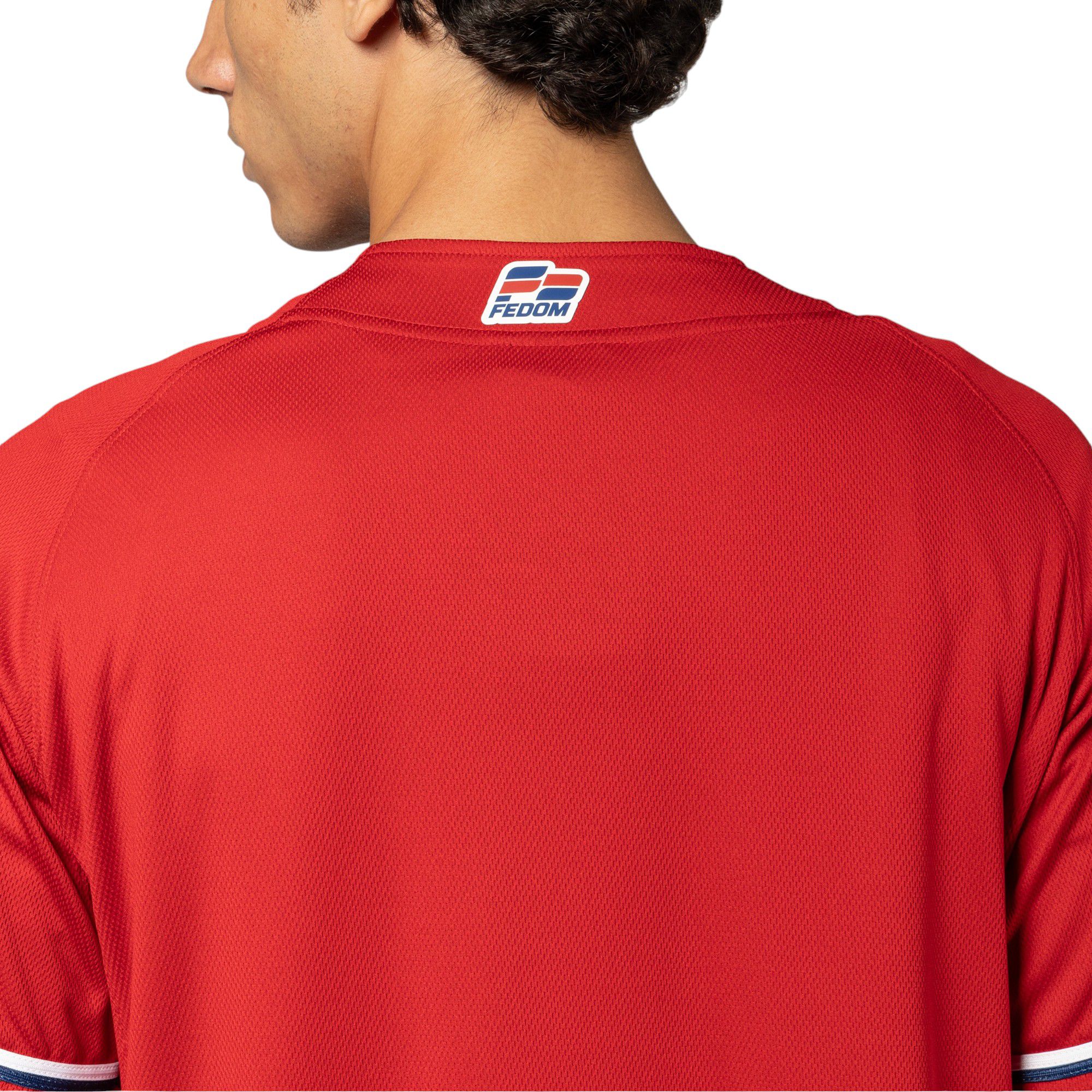 New Era Adult Domincan Republic Red Replica Jersey product image