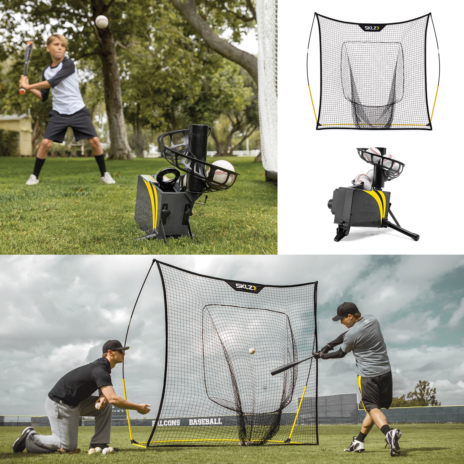 SKLZ Catapult Soft Toss & Quickster Vault Net Baseball Training Kit product image